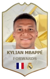 KYLIAN-MBAPPÉ-FORWARDS-ฝรั่งเศส เรอัล มาดริด