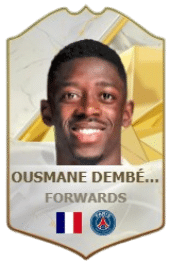 OUSMANE-DEMBÉLÉ-FORWARDS-ฝรั่งเศส ปารีส แซงต์-แชร์กแมง