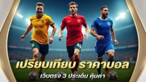 เปรียบเทียบ ราคาบอล เว็บตรง