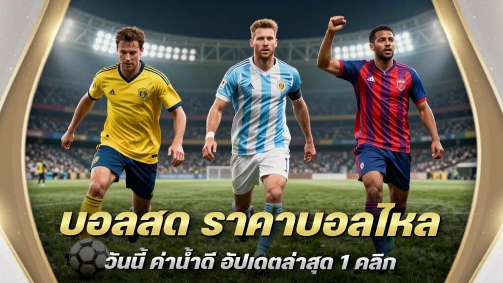 บอลสด ราคาบอลไหล วันนี้